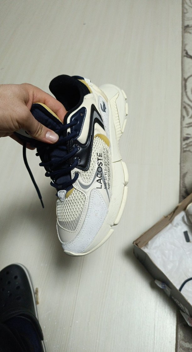 Lacoste Erkek Beyaz Gri Spor Ayakkabı - Görsel 2