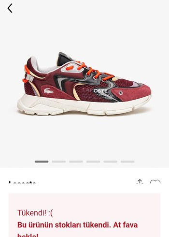 Lacoste Erkek Tie-Dye Renkli Bağcıklı Spor Ayakkabı