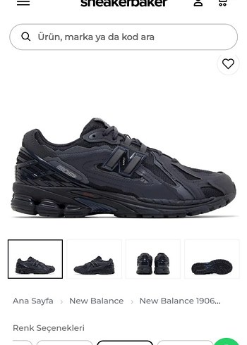 New Balance 1906 Siyah Sneaker