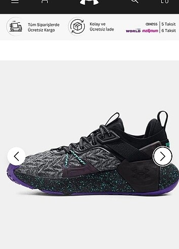 36,5 Beden gri Renk Under Armour kadın spor ayakkabi 