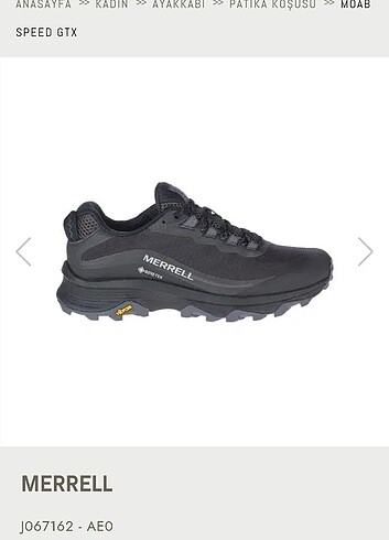 Merrell kadın spor ayakkabi