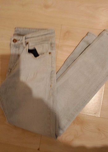 Bej Erkek Regular Fit Midi Kot Pantolon - Görsel 2