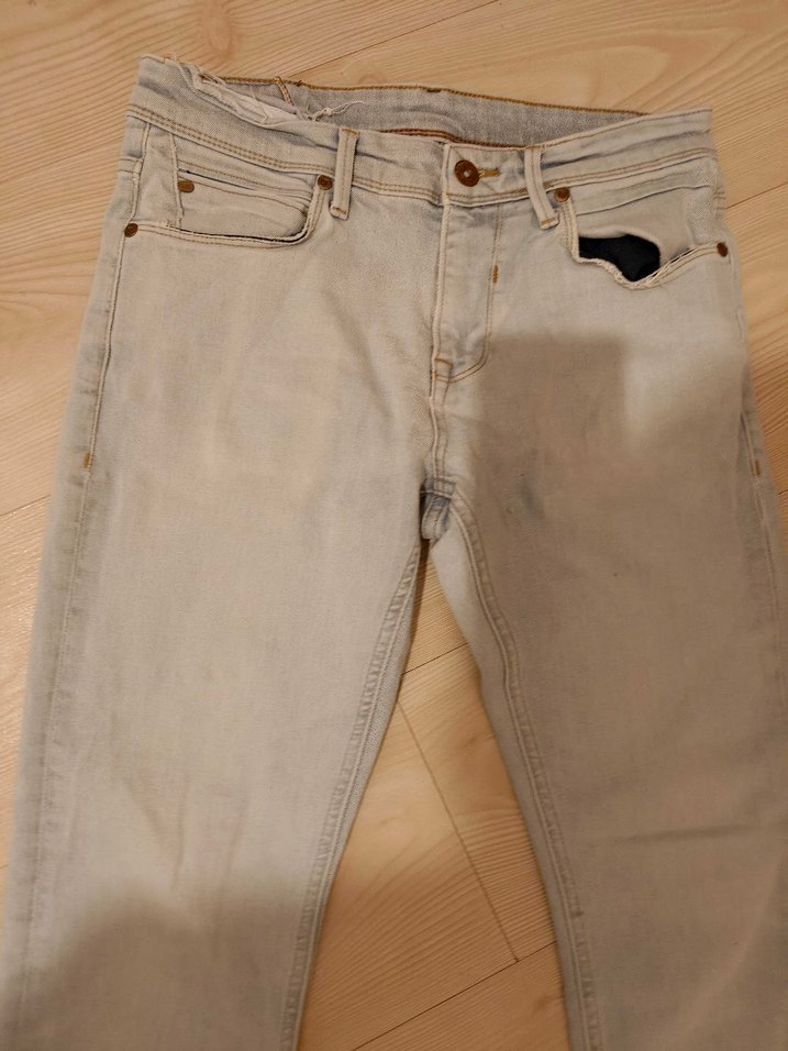 Bej Erkek Regular Fit Midi Kot Pantolon - Görsel 5