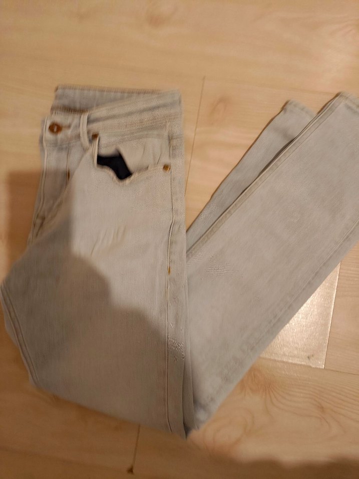 Bej Erkek Regular Fit Midi Kot Pantolon - Görsel 2