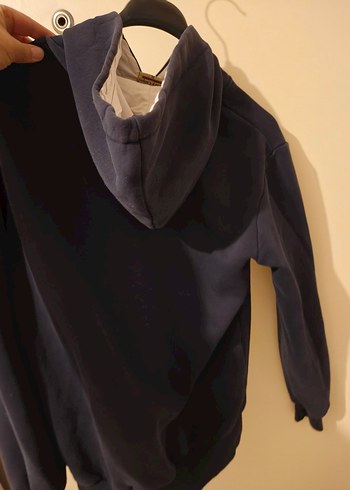 lacıvert Kapüşonlu Sweatshirt - Görsel 6