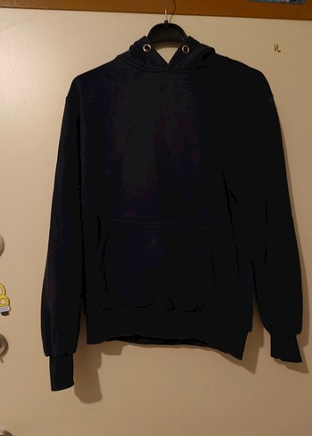 lacıvert Kapüşonlu Sweatshirt - Görsel 2