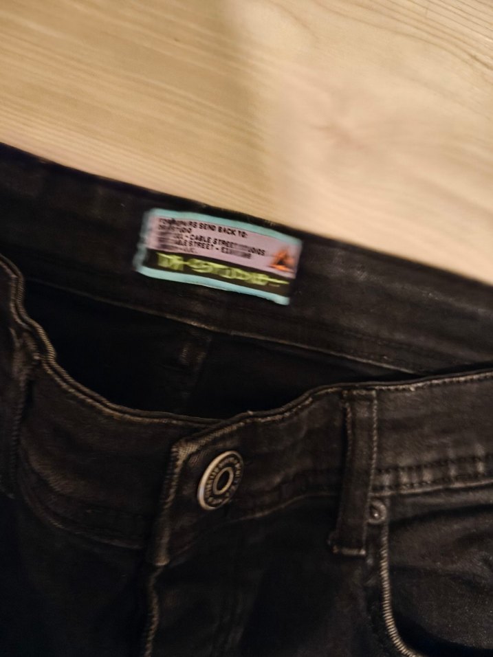 Siyah Erkek Kot Pantolon - Regular Fit - Görsel 3