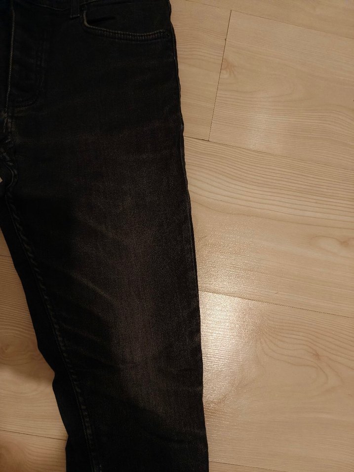 Siyah Erkek Kot Pantolon - Regular Fit - Görsel 2