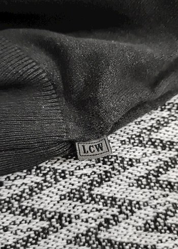 Gri Boğazlı Triko Kazak lcw - Görsel 9