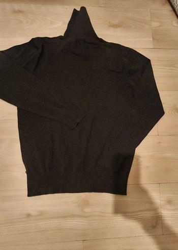 Gri Boğazlı Triko Kazak lcw - Görsel 2