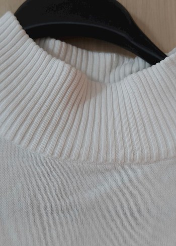 erkek beyaz trıko kazak - Görsel 5