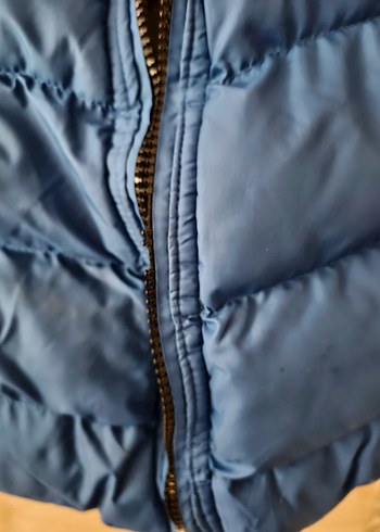 erkek Mavi Kışlık Şişme Mont - Görsel 3