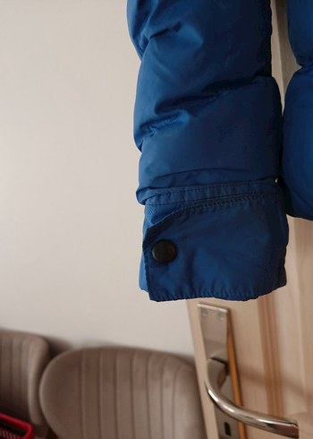 erkek Mavi Kışlık Şişme Mont - Görsel 10