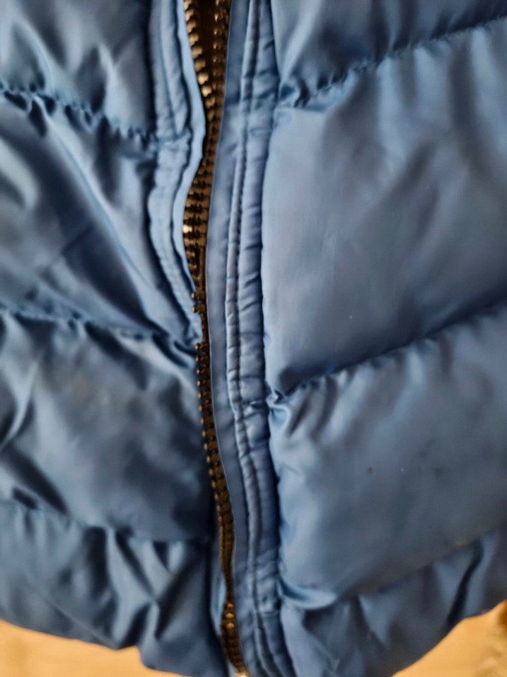 erkek Mavi Kışlık Şişme Mont - Görsel 3