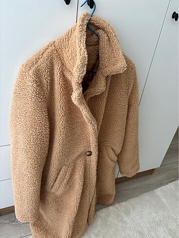 m Beden camel Renk Uzun peluş kaban