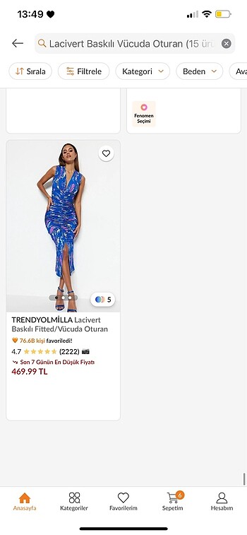 m Beden lacivert Renk Lacivert baskılı vücuda oturan midi elbise
