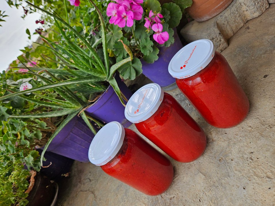 Domates Biber Karışık Köy Salçası - Görsel 2