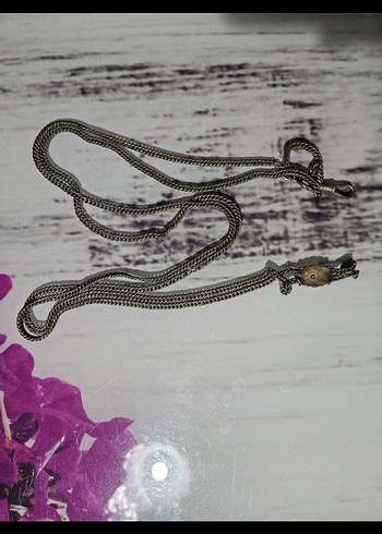 Antika Gümüş Cep Saati Kösteği - Görsel 2