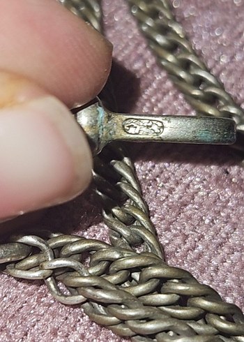 Antika Gümüş Cep Saati Kösteği - Görsel 4