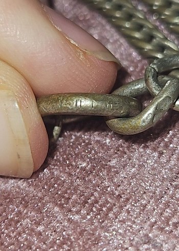 Antika Gümüş Cep Saati Kösteği - Görsel 5