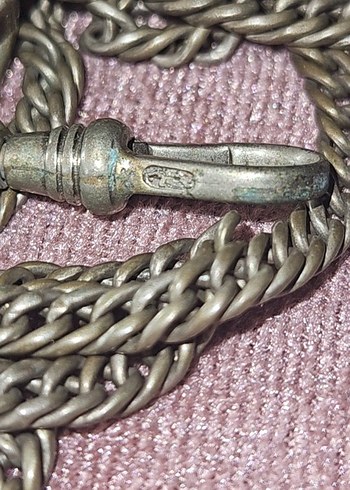 Antika Gümüş Cep Saati Kösteği - Görsel 3