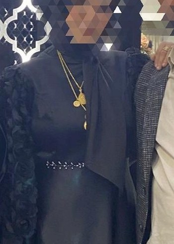 Uzun Siyah Elbise - Görsel 4