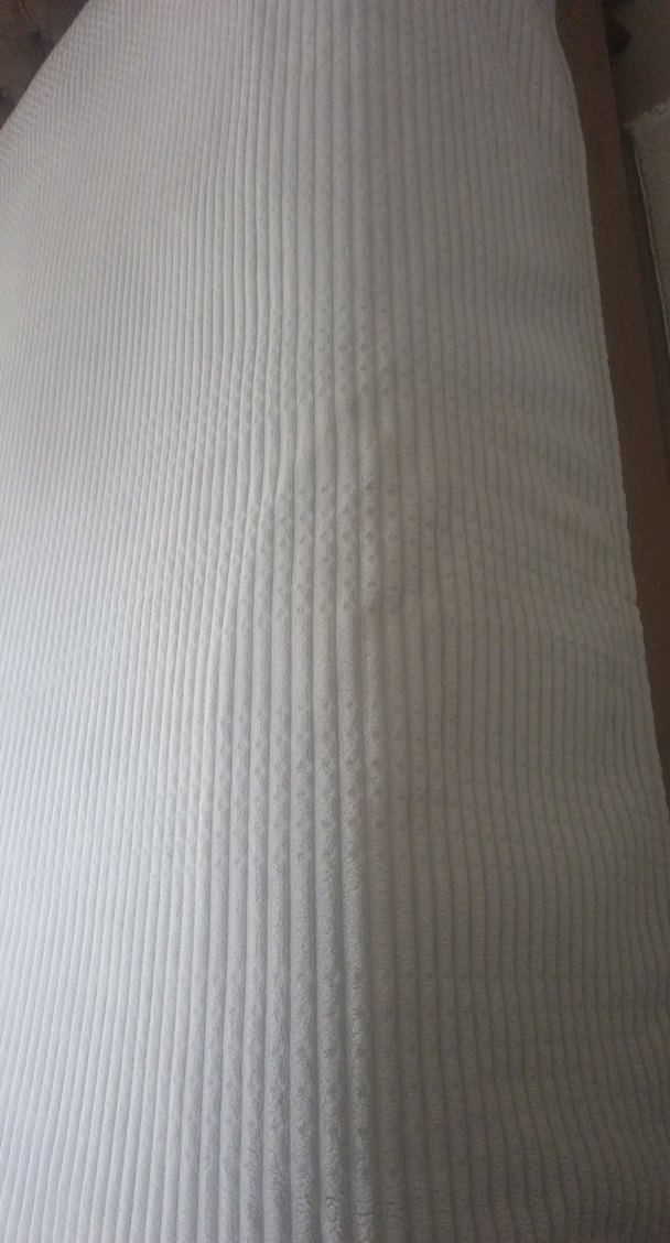 Gri Beyaz Çizgili Yatak Örtüsü - Görsel 4