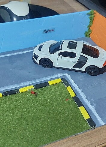 Diorama diecast modeller için 