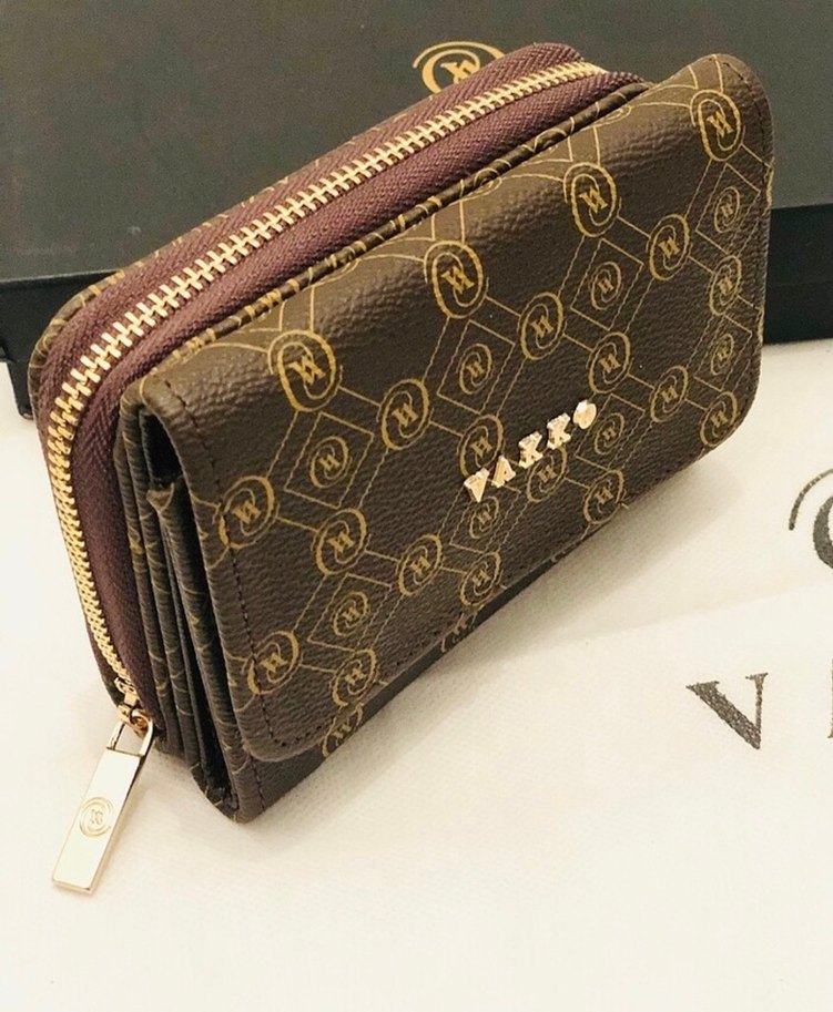 Vakko Kahverengi Deri Kadın Cüzdan - Görsel 3