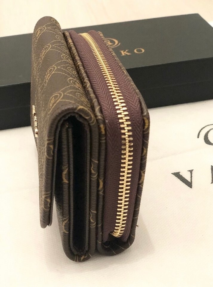 Vakko Kahverengi Deri Kadın Cüzdan - Görsel 2