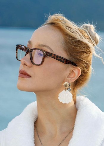 Uv 400 filtre ve mavi ışık korumalı imaj gözlüğü - Görsel 4