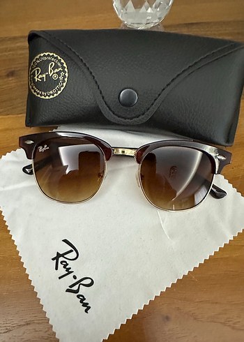 Ray Ban unisex Club Master modeli güneş gözlüğü - Görsel 2