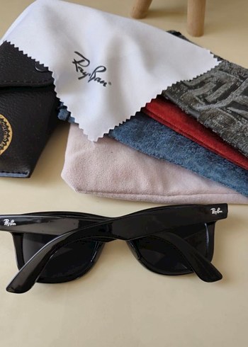 Ray Ban unisex Ray Ban deri kutu hediye güneş gözlüğü - Görsel 3