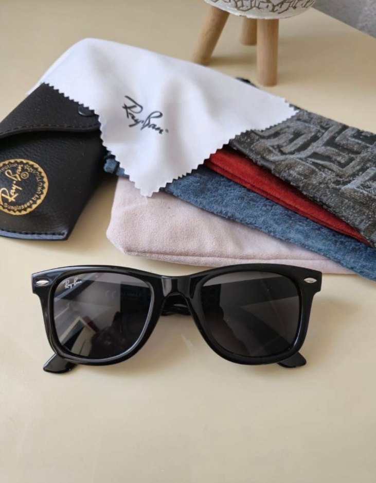 Ray Ban unisex Ray Ban deri kutu hediye güneş gözlüğü - Görsel 2