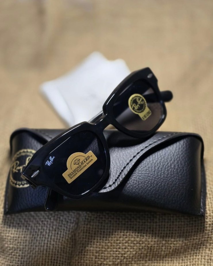 Ray Ban unisex Ray Ban deri kutu hediye güneş gözlüğü - Görsel 2