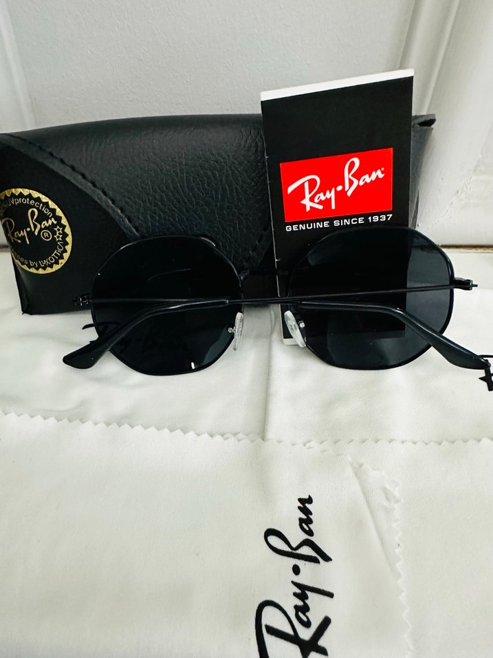 Ray Ban unisex Ray Ban deri kutu hediye güneş gözlüğü - Görsel 4