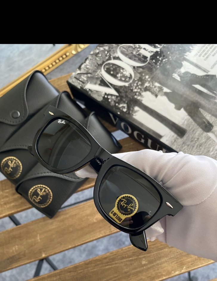 Ray Ban unisex Ray Ban deri kutu hediye güneş gözlüğü - Görsel 2