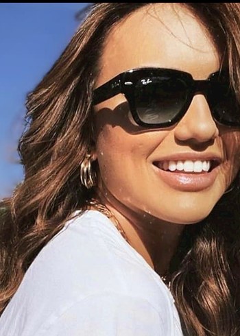 Ray Ban unisex Parlak Siyah Kadın Güneş Gözlüğü - Görsel 3