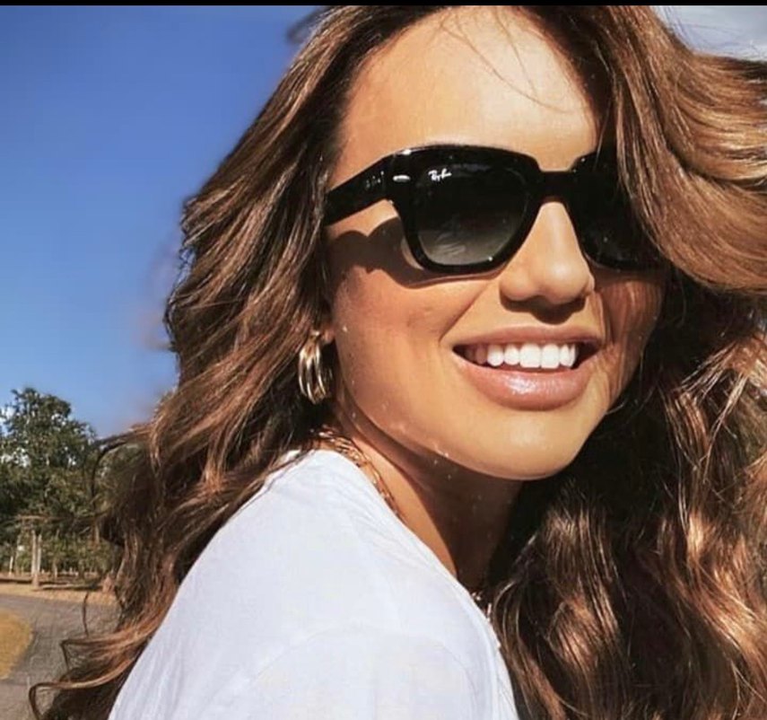 Ray Ban unisex Parlak Siyah Kadın Güneş Gözlüğü - Görsel 3