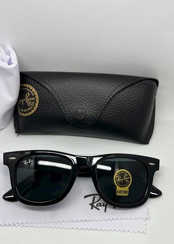 Ray Ban unisex Ray Ban deri kutu hediye güneş gözlüğü - Görsel 2