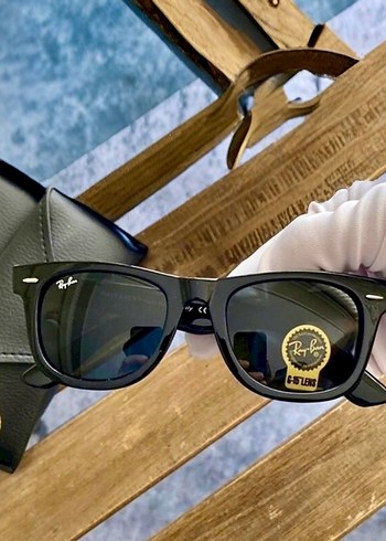 Ray Ban unisex Ray Ban deri kutu hediye güneş gözlüğü - Görsel 2
