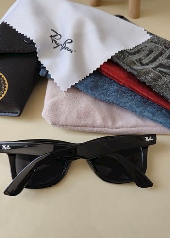 Ray Ban unisex Ray Ban deri kutu hediye güneş gözlüğü - Görsel 4