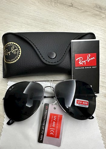 Ray Ban unisex Ray Ban deri kutu hediye - Görsel 4