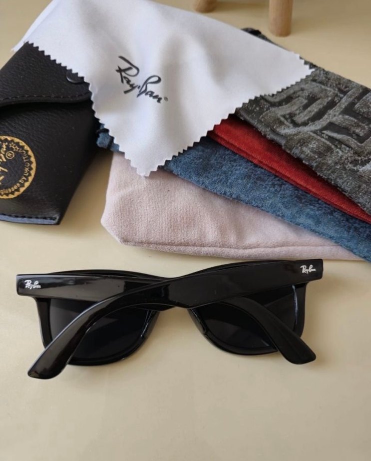 Ray Ban unisex Ray Ban deri kutu hediye güneş gözlüğü - Görsel 3