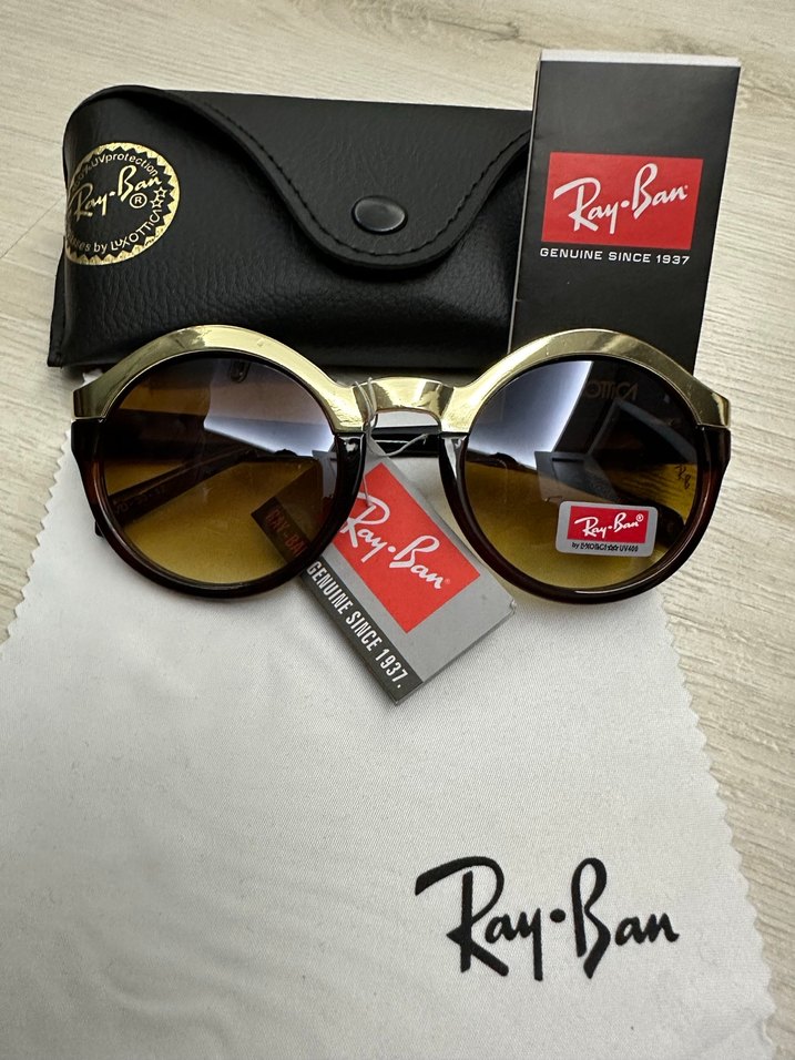 Ray-Ban Kadın Kahverengi Yuvarlak Gözlük - Görsel 3