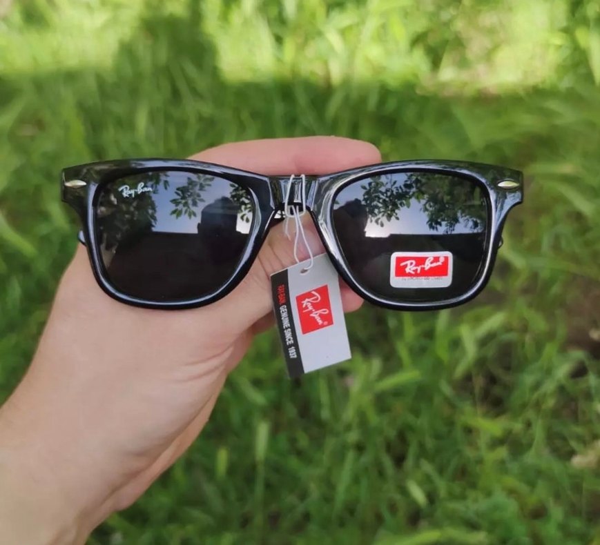 Ray-Ban Siyah Parlak unisex Güneş Gözlüğü - Görsel 2