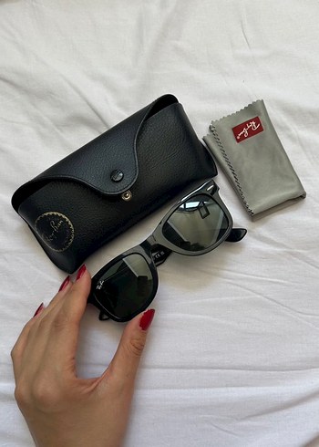Ray Ban unisex Ray Ban deri kutu hediye güneş gözlüğü - Görsel 2