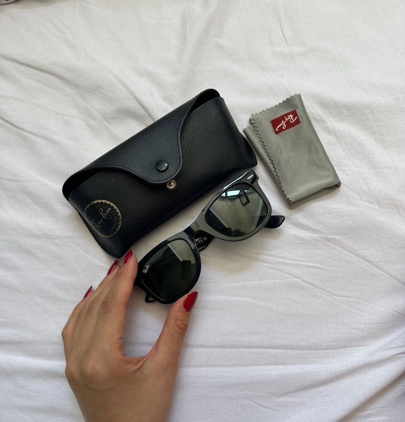 Ray Ban unisex Ray Ban deri kutu hediye güneş gözlüğü - Görsel 2