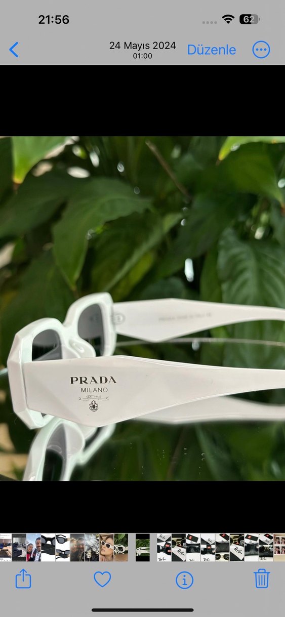 Prada yeni Prada kutu hediye güneş gözlüğü - Görsel 3