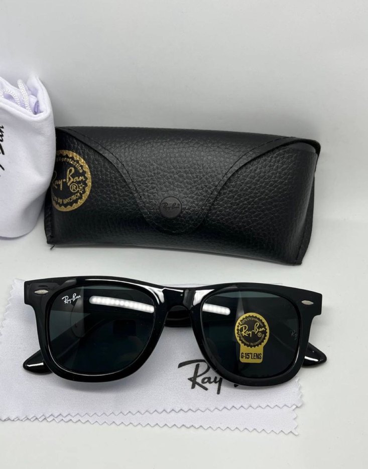 Ray Ban unisex Ray Ban deri kutu hediye güneş gözlüğü - Görsel 2